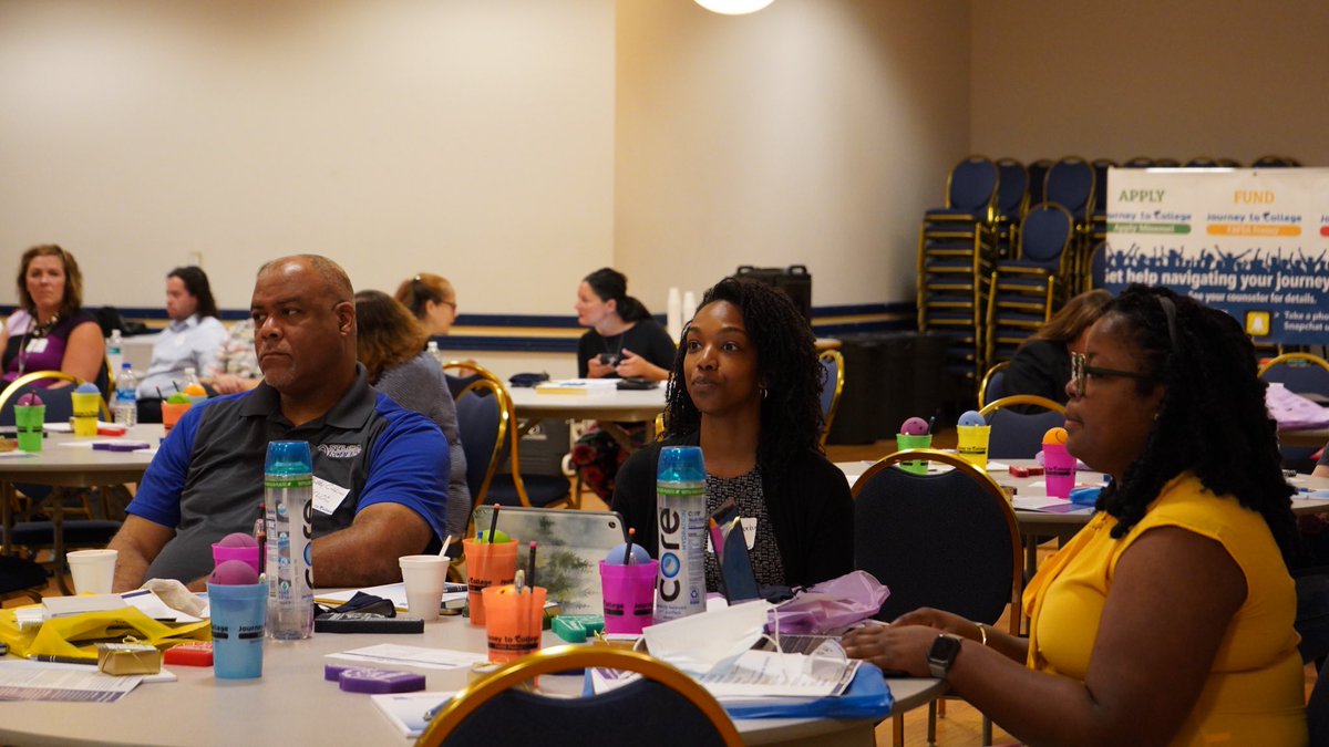 MODHEWD's tweet photo. We appreciate all of our speakers today sharing federal and state aid updates, college and career readiness info, and how to meet students where they are. Ready for more! #J2CDay @Journey2College https://t.co/lHebSa8sMi