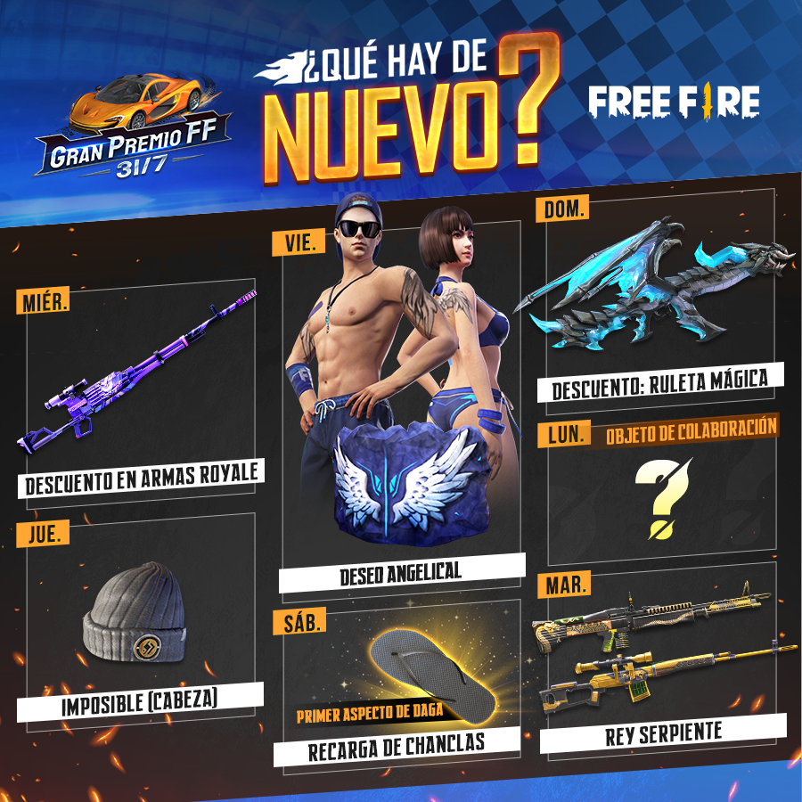 free fire chancla latinoamerica