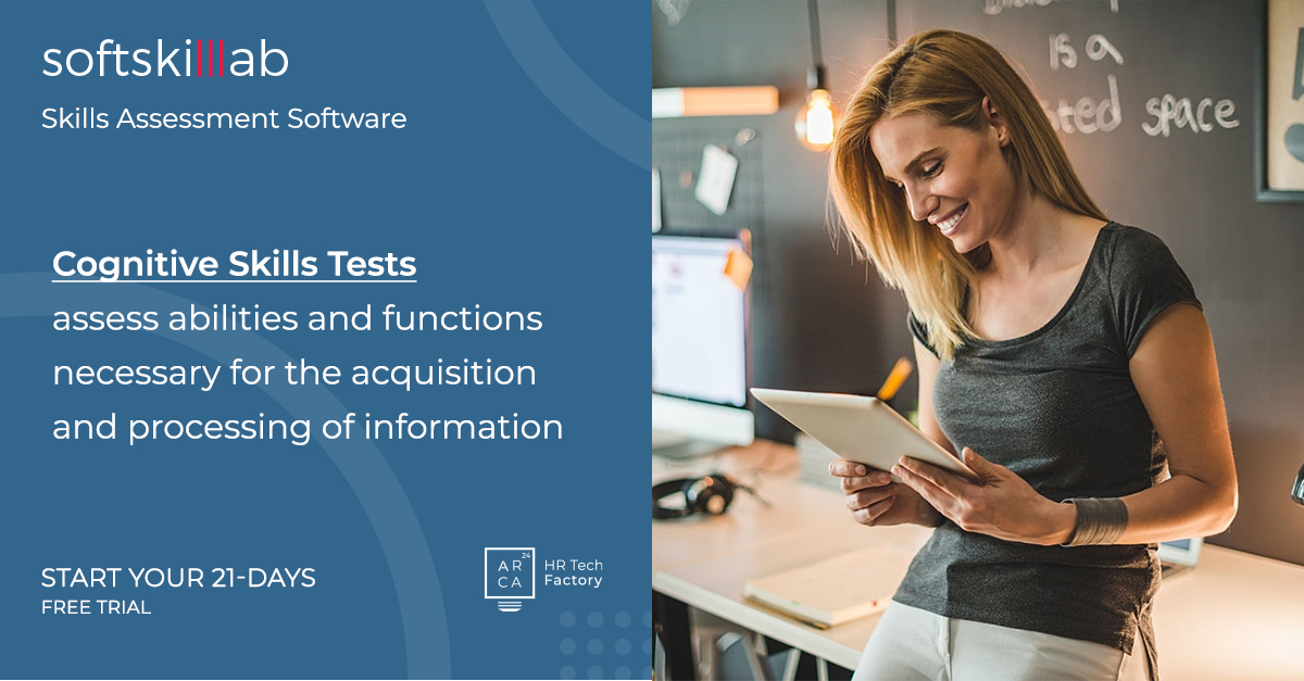 SoftskillLab investigates 3 different cognitive areas: attention, memory, logic and reasoning with a light o a full Digital Escape Room.
Start your 21-days free trial 👉 bit.ly/3camwC4

#skillsassessment #testonline  #preemploymenttesting #CognitiveTest  #cognitiveskill