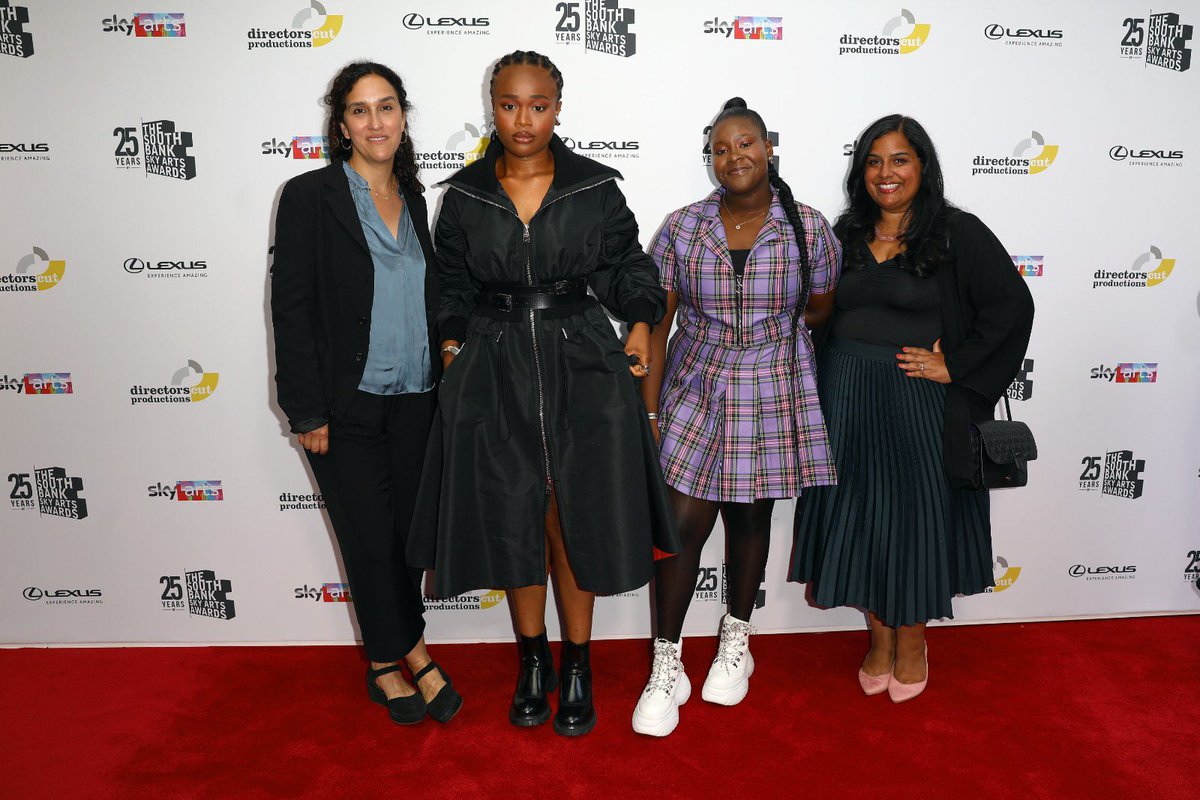 ROCKS has won the best film category at this years South Bank Sky Arts awards!!! 🥇@Bbukkx and @afiokaidja looked phenomenal picking up the award on behalf of the team! #rocksfilm #southbankawards 🔥🔥🔥