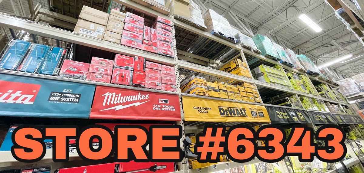 MikeFromTHD's tweet image. Here’s some #OverheadOrganization that was done this past week in #D28 ❗️We are Flying first class! STORE 6343 🪴💪🏻✈️