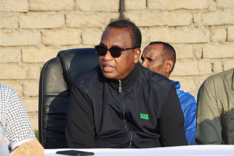KhaireIssack's tweet photo. Acting President & the Speaker of Parliament, #SouthWest State of Somalia H.E Dr. Ali Said and other officials attended a #Peace_Cup organized by the Speaker of Parliament SWS. The match was between #Dayax & #Saqawudin Teams. @SomAmbassadorBe @LowerShabeelle @dhoorebbc @MDShiine https://t.co/tcswLiY72w