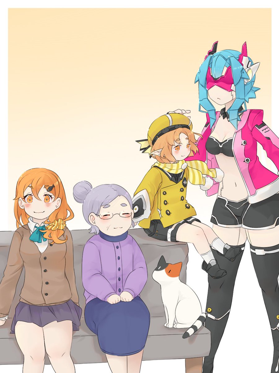 kazeki37564's tweet photo. テトラ, みたらし, 千春, ツル, 牧野, ドルチェ, マジカルロボ★ゼクト, 猫ノ宮♪, §イチカ§ , 夏川 (tetra, mitarashi, chiharu, tsuru, makino, dolce, zect, nekomiya, ichika, natsukawa) finally, ive drawn all of them (≧◇≦)!!!i love them all-- #pso2comi #ぷそ煮コミ #pso2 https://t.co/DuKlLUdn15