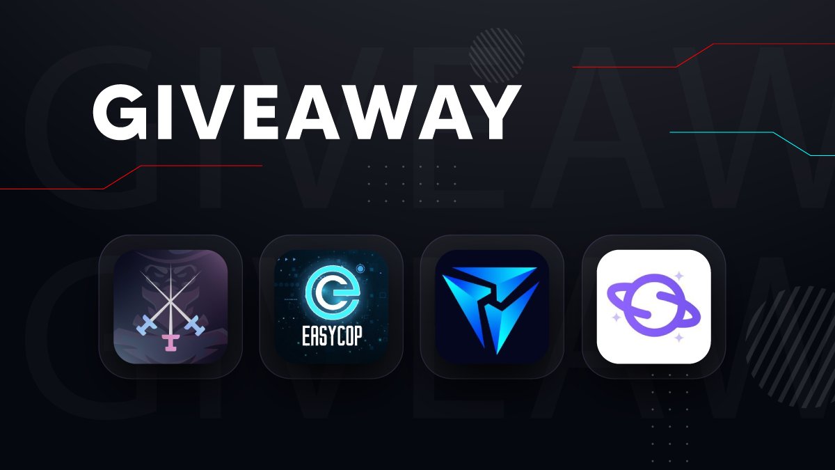 instawinsbot's tweet image. Giveaway alert! 🎁

1x @InstaWinsBot Copy
1x @Hemisphere Monthly
1x @CookzCommunity Monthly
1x @EasyCopBots Copy

Rules:
- Follow all accounts
- Retweet
- Tag 1 friend

Good luck, ends in 48 hours! ⏰