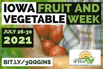 Iowa’s commercial horticulture industry contributes $48 million to the state’s economy each year. Gov. Kim Reynolds recognized the value of this segment of agriculture by designating July 26-30, 2021, as Iowa Fruit and Vegetable Week. 

extension.iastate.edu/news/celebrate…