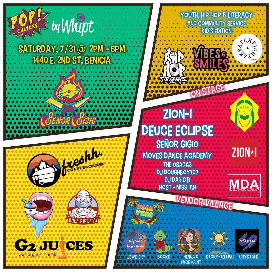 Señor Gigio (@senorgigio) on Twitter photo Holy smokes, I’m opening for <a href="/ZIONI/">ZION I</a> & my brother <a href="/deuceeclipse/">DEUCE ECLIPSE</a> !
Next Saturday, July 31st, Benicia! Holy smokes, I’m opening for <a href="/ZIONI/">ZION I</a> & my brother <a href="/deuceeclipse/">DEUCE ECLIPSE</a> !
Next Saturday, July 31st, Benicia!