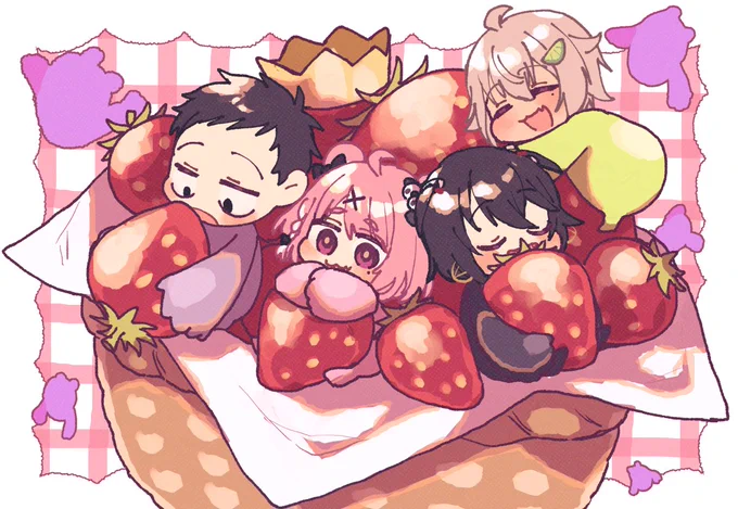練習の分析生かしてがんばれ～!🍓 #まっしろキャンバス #舞鈴クラフト #社築納品物 #笹の絵 #ベリデスWIN 