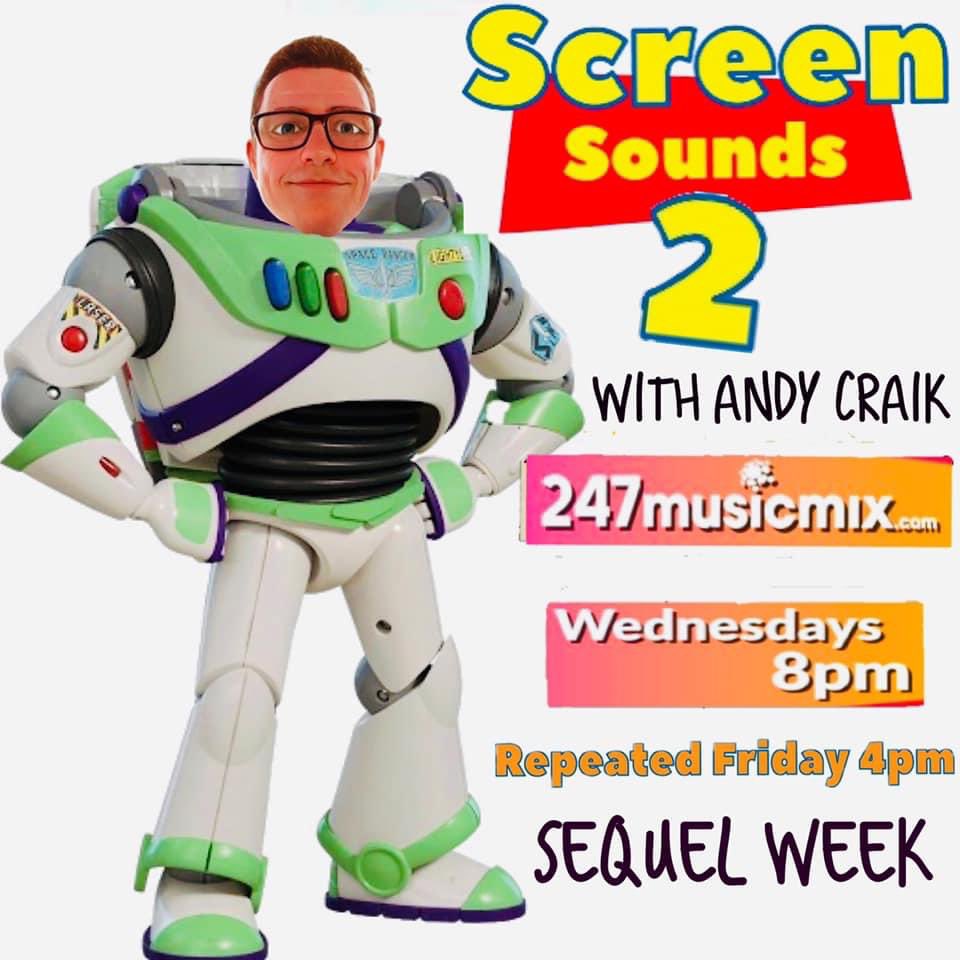 andycraik's tweet photo. Reminder that this week is Sequels Week on #ScreenSounds.
Oh and its also #GirlPower week too.
Join me Wed night at 8pm or for the repeat on Friday at 4pm on @247Mix
#247MusicMix https://t.co/fDDyOYa8h7