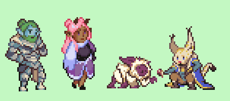 CaseoftheMatts's tweet image. Did some art of my players after they met a monstrous new friend...
#pixelart #pixelartist #DnD #Dndart