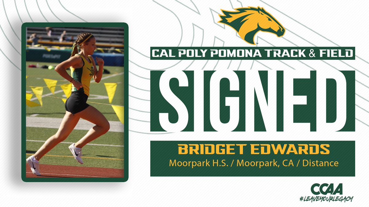 Cal Poly Pomona XC & Track (@cppxctf) on Twitter photo Let’s have a big #BroncosFamily welcome to <a href="/bridgetedwardss/">Bridget Edwards</a> from <a href="/MoorparkXC/">MoorparkHS XC/T&F</a>. Bridget is a talented distance runner with a big upside. 🐎 #BroncosUnited Let’s have a big #BroncosFamily welcome to <a href="/bridgetedwardss/">Bridget Edwards</a> from <a href="/MoorparkXC/">MoorparkHS XC/T&F</a>. Bridget is a talented distance runner with a big upside. 🐎 #BroncosUnited
