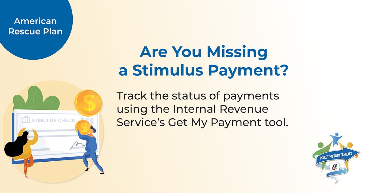 Missing a stimulus payment? If you know someone who didn’t get a first or second stimulus payment or got less than the full amounts, they may be eligible to claim the Recovery Rebate Credit. Learn more: https://t.co/DSu9xWSjy1 #InvestingWithFamilies https://t.co/1qhKdRSTQX
