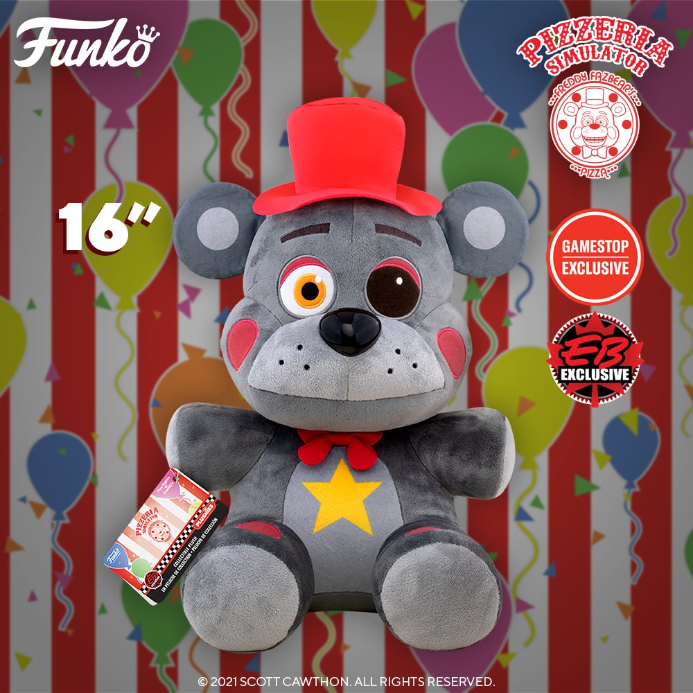 Coming Soon: Funko Plush: Five Nights At Freddys Pizza Simulator Lefty Amp  Exclusive. Bring The Nightmare Home And Add This Plush To Your Fnaf  Collection. Preorder Now! : r/funkopop