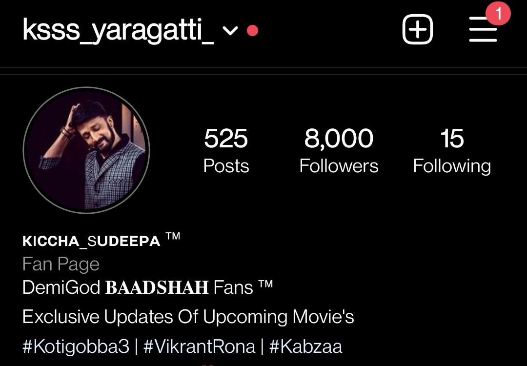 SouthSudeepians's tweet photo. 8K Completed 💥
https://t.co/rVKvvI1ozf
Follow & Support
@KicchaSudeep #KicchaSudeep #KicchaCDPTrendOnAug21
#VikrantRona #Kotigobba3
#WewantK3Update https://t.co/SOANBB8JkF
