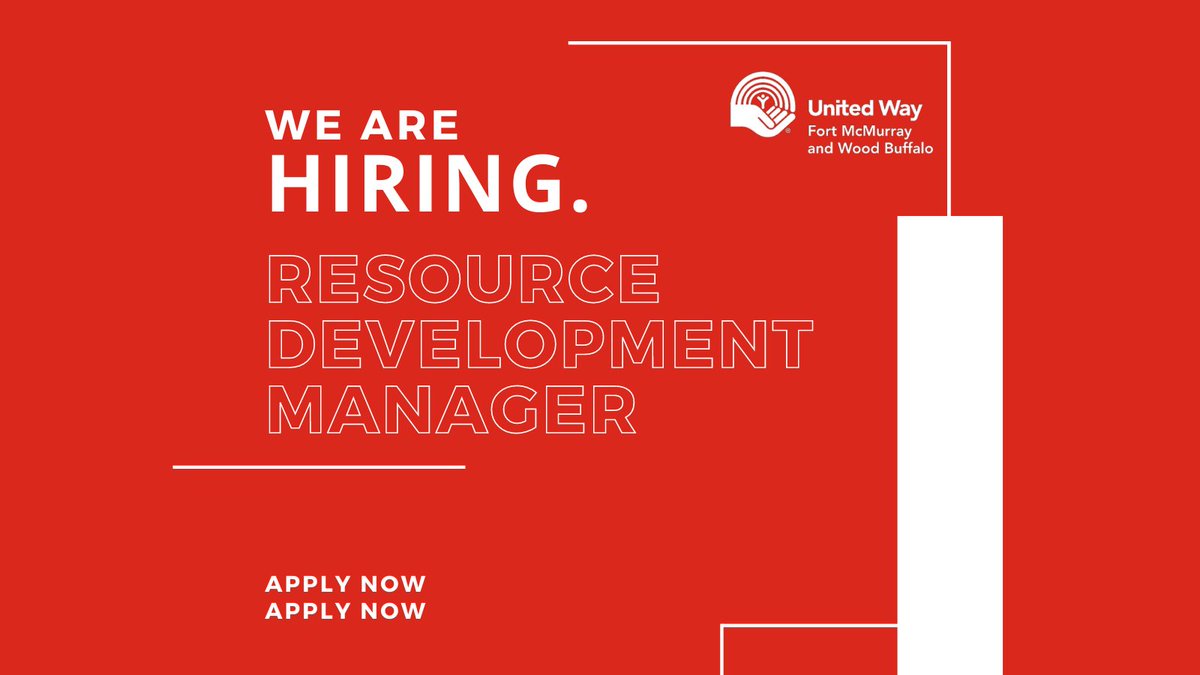 We are hiring a Resource Development Manager! 

If you're interested in working with a team of community-minded professionals to strengthen the future of our region, we'd love to hear from you! 

To learn more and apply: ca.indeed.com/jobs?q=United%… #localloveymm #ymm #jobopportunity