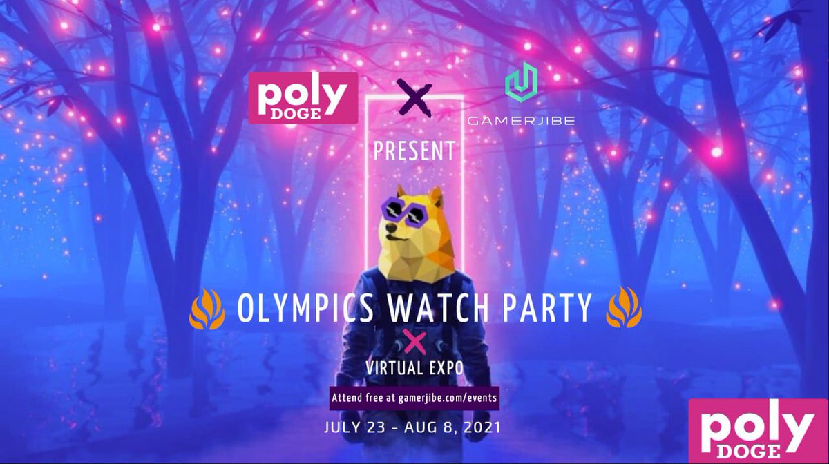 PolyDoge's tweet image. PolyDoge🐶🚀fam!

Join us for a 2 week #Olympics Networking Expo!

💎Presented by @PolyDoge &amp;amp; @GamerjibeSocial 💎

🤝Meet our team, partners, and win custom NFTs, amazing SWAG and free giveaways!🪂

WHEN: July 23rd - August 8th

Register + attend free at gamerjibe.com