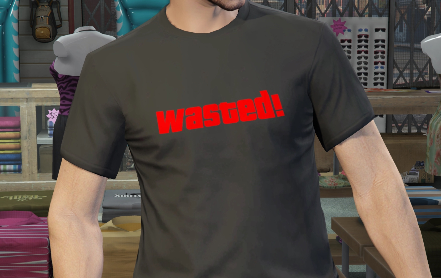 Wasted Grand Theft Auto T-Shirt Wasted Grand Theft Auto T-Shirt