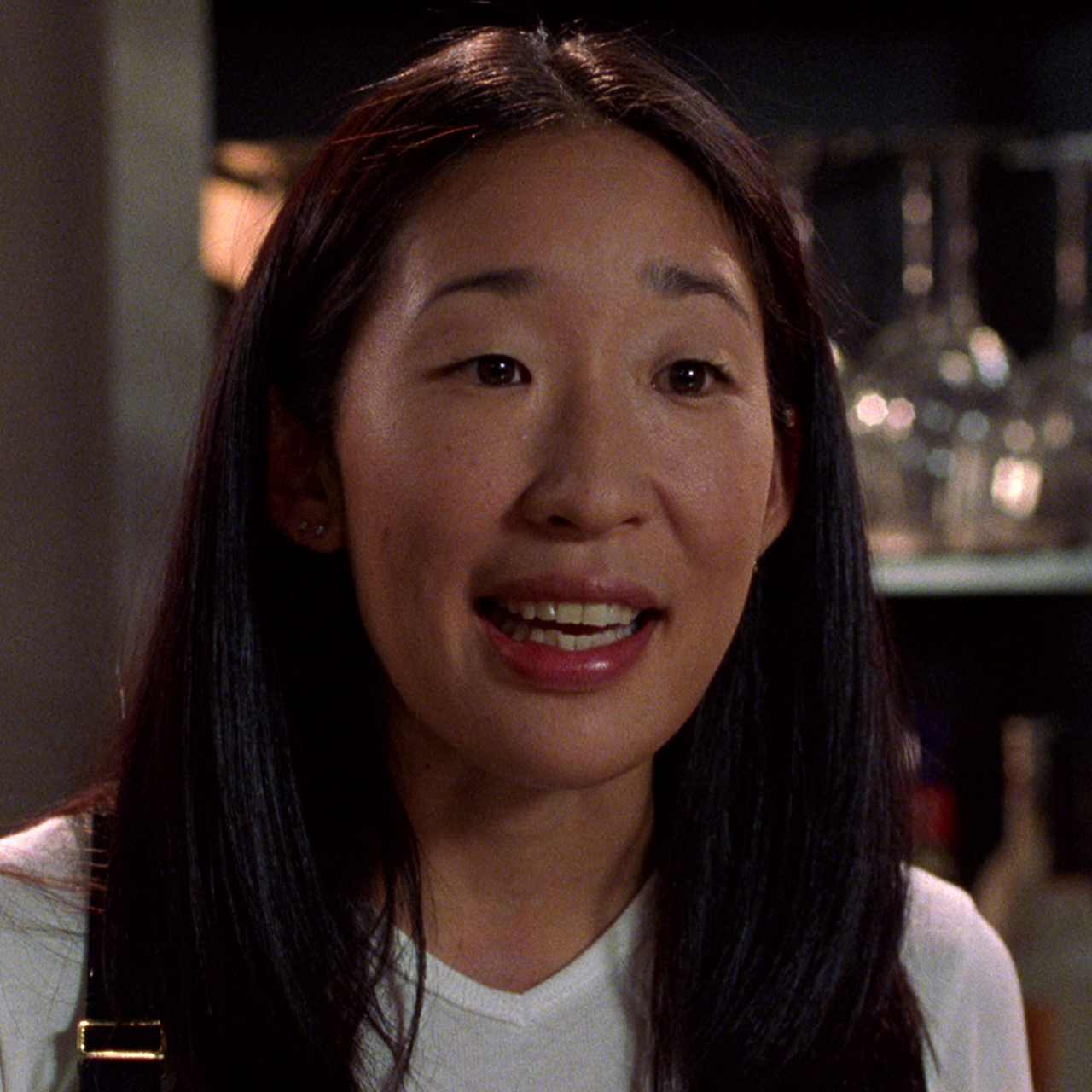 Happy Birthday Sandra Oh and thank you for wearing suspenders and kissing Kate Walsh in Under the Tuscan Sun 