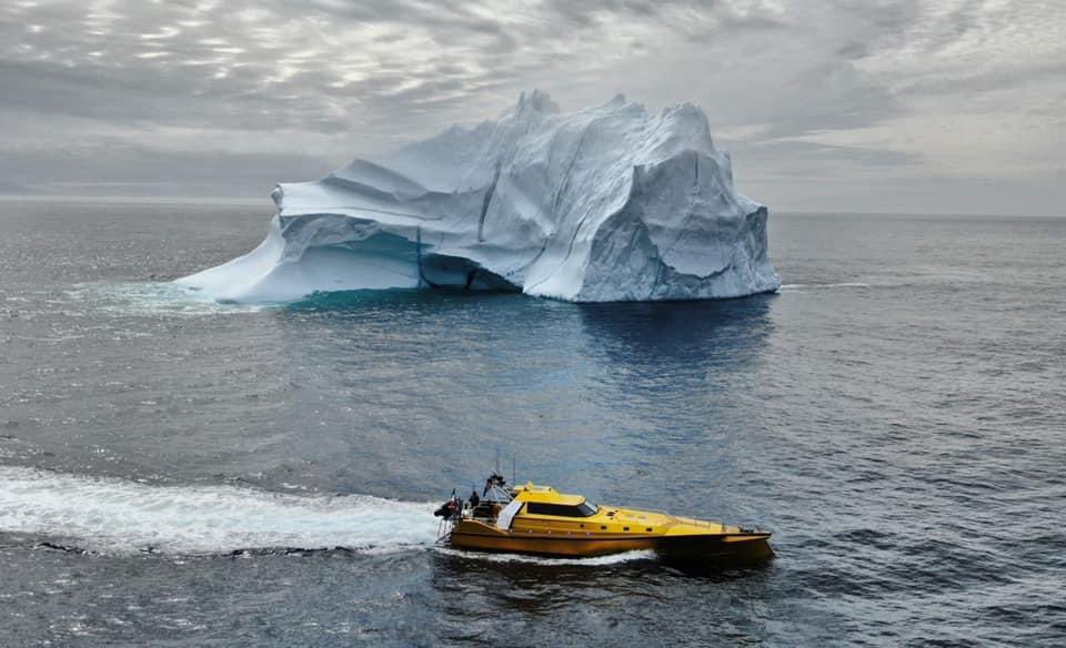 Video of our Arctic Circle voyage in Thunder Child II. We crossed the Denmark Strait from Iceland to the Blosseville Coast of Greenland. We voyaged for 400 miles at times through heavy fog and sea ice  <a href="/MaryP972/">Mary Power</a> <a href="/captainbob76/">Carl Randalls</a>  Click here to view fb.watch/v/5YCC8WITe/