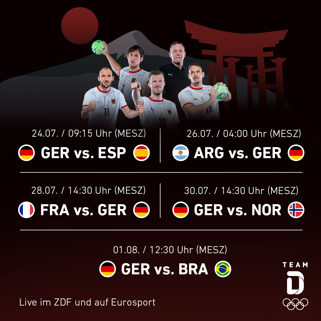 DHB_Teams's tweet photo. Notieren ✍️, und unsere Jungs in den Vorrundenspielen kräftig anfeuern! 🔥 #wirfuerD #WIRIHRALLE #aufgehtsDHB #handball @TeamD https://t.co/J84WJHliqX