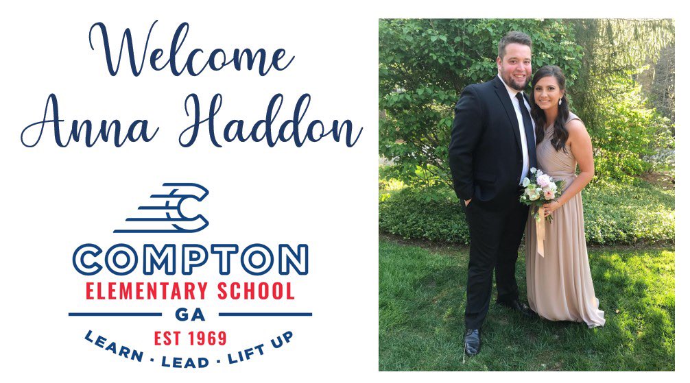 Comptoncubs's tweet photo. We are excited to welcome @AnnaHaddon1 to our Compton team! @CobbSchools https://t.co/xWcQcNjLPY