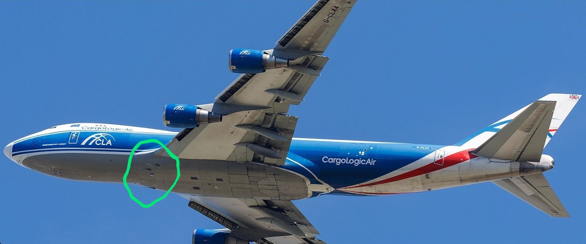 LeeChambers76's tweet image. Never realised #cargologicair #747 is armed with 4 canons. @RAF_Luton can you verify this??