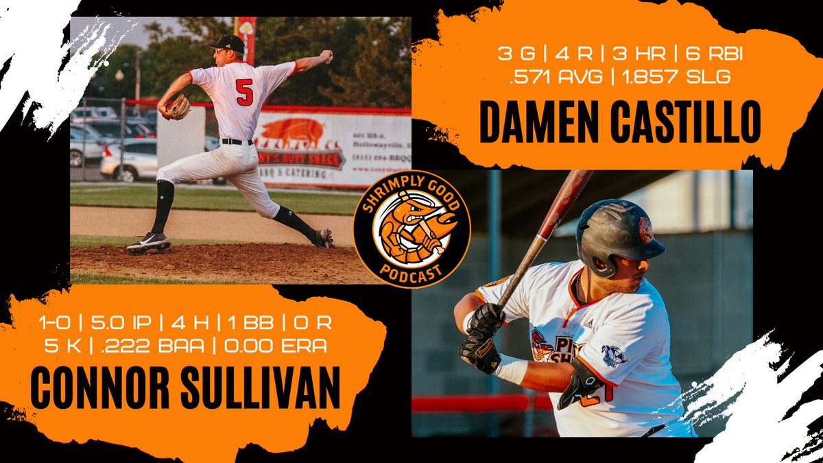 You heard it first on the Shrimply Good Podcast Episode 9 sponsored by Illinois Valley Cellular! These Two Players Were #ShrimpyTooGood This Week! Connor Sullivan & Damen Castillo are our Shrimply Too Good Players of the Week! #FearTheClaw