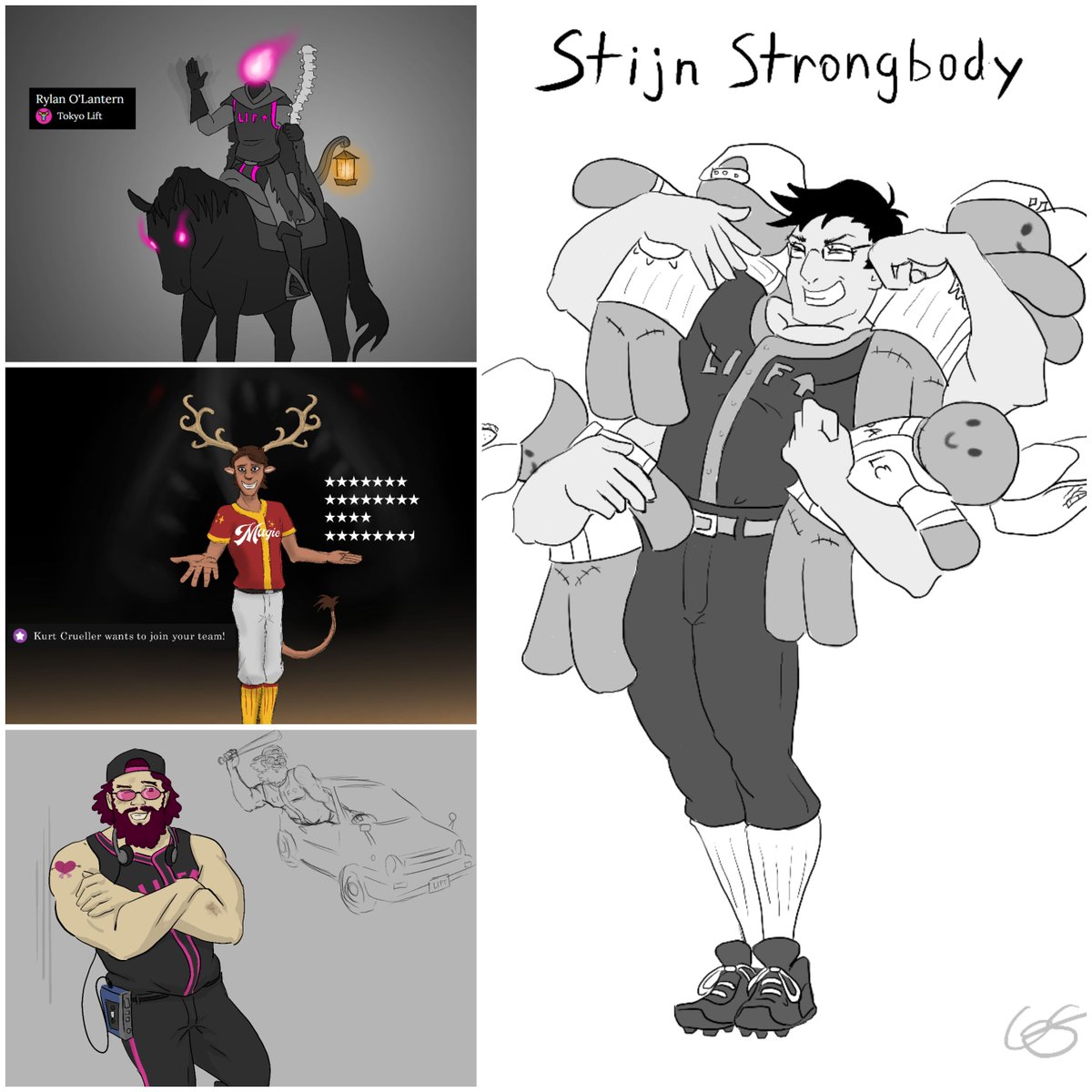 I may have started late in the game, but I wanted to thank Blaseball for being a huge source of inspiration. I doubt I would've created as much art or improved as much as I have if I didn't have such a wild and amazing muse #oneyearofblaseball
