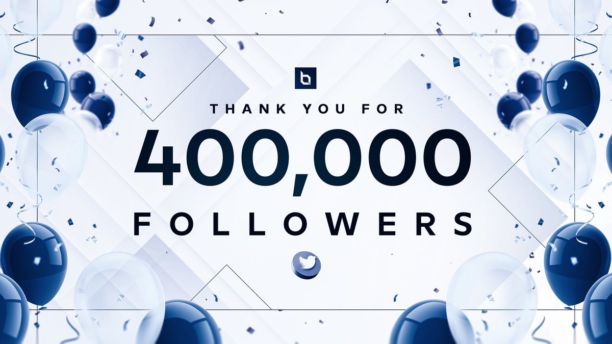 We'd like to thank everyone for helping us reach over 400,000 FOLLOWERS on Twitter! 🥳🎊🎉

BIG MILESTONES require BIG REWARDS so maybe we'll have something VERY SOON to celebrate this amazing goal! 👀