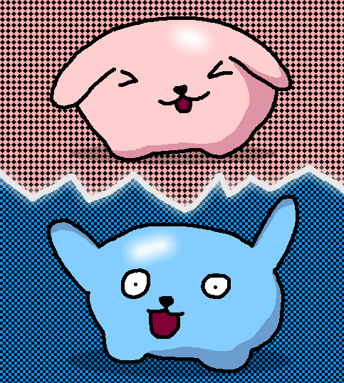 BreaddysticksA's tweet photo. #MonMonth Day 20:
Fluffy Balls from Eternal Eyes
I don't know the name of this specific enemy, sorry.
Instead of one, I decided to draw 2 versions of it, the pink and the blue one. https://t.co/U8a2PCQIDa