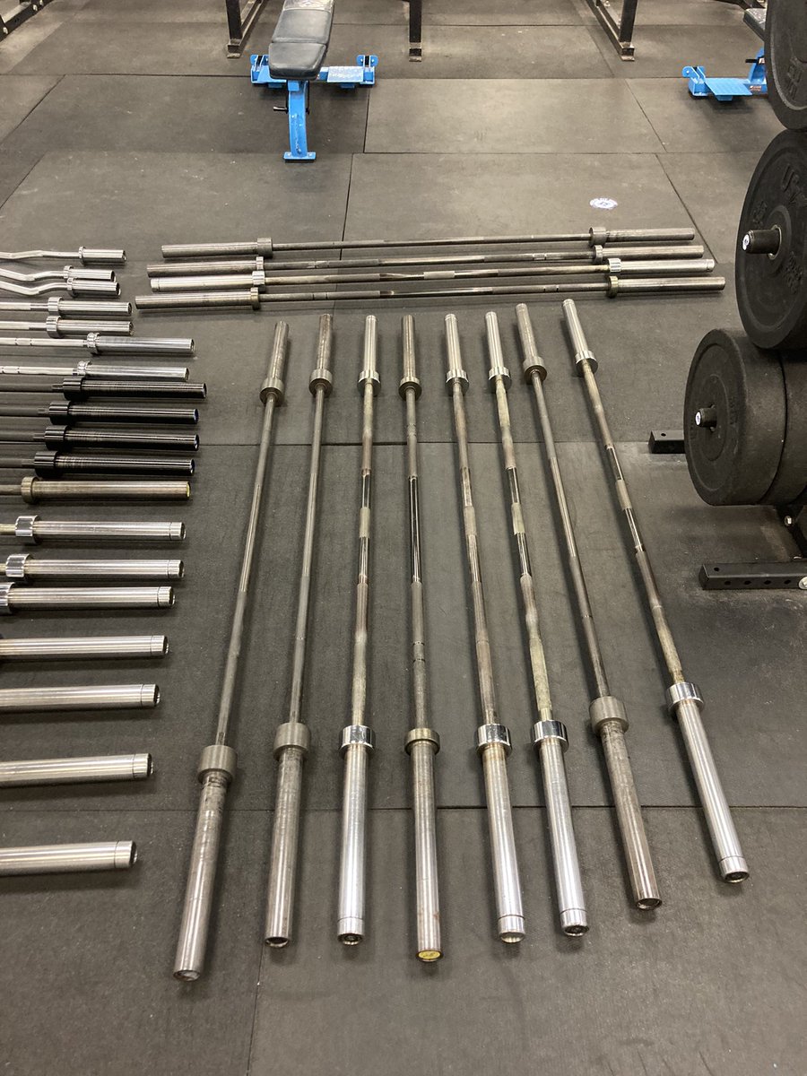 CoachAfox's tweet photo. Good day for barbell reconditioning! Thanks for the help @Lovell_TheMan @AynorFootball https://t.co/JcQYJq28vY