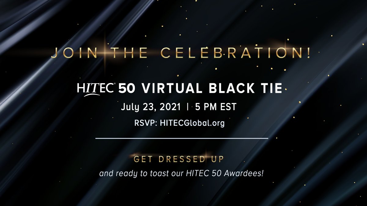 hitecglobal's tweet photo. Get dressed up and ready to toast our 2021 HITEC 50 awardees!🍾 Join us July 23 at 5 PM EDT. RSVP: https://t.co/SrRbccSTiB
#wearehitec #pushuppullup #HITEC50 #techevent #techawards #executiveleadership #latinosintech #networking #technology #tecnologia https://t.co/I0dBfFT1OB