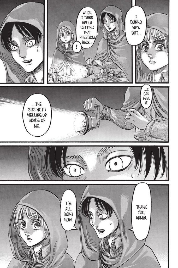 The EM argument killer. Grisha tells Mikasa is his daughter and