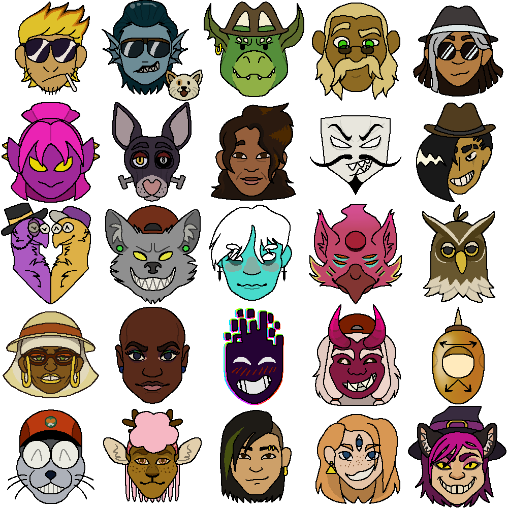 Woah. It's been #oneyearofblaseball and I've done a loooot of blaseball art. Glad I got to join the Wings and take part with y'all! Plus I got to draw some fun characters on the way <3