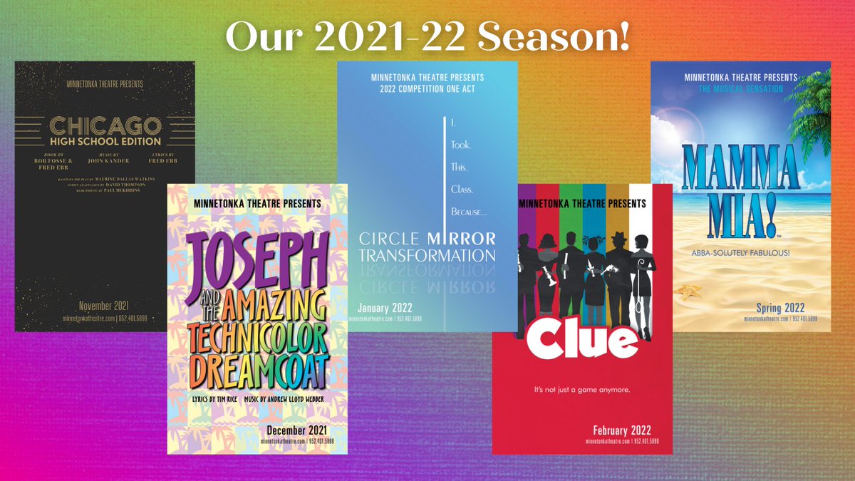 Check out our 2021-2022 season announcement video here: minnetonkatheatre.com <a href="/TonkaSchools/">Minnetonka Schools</a> <a href="/TonkaSkippers/">Minnetonka High School Skippers</a> <a href="/spotlightmn/">Spotlight Education</a>