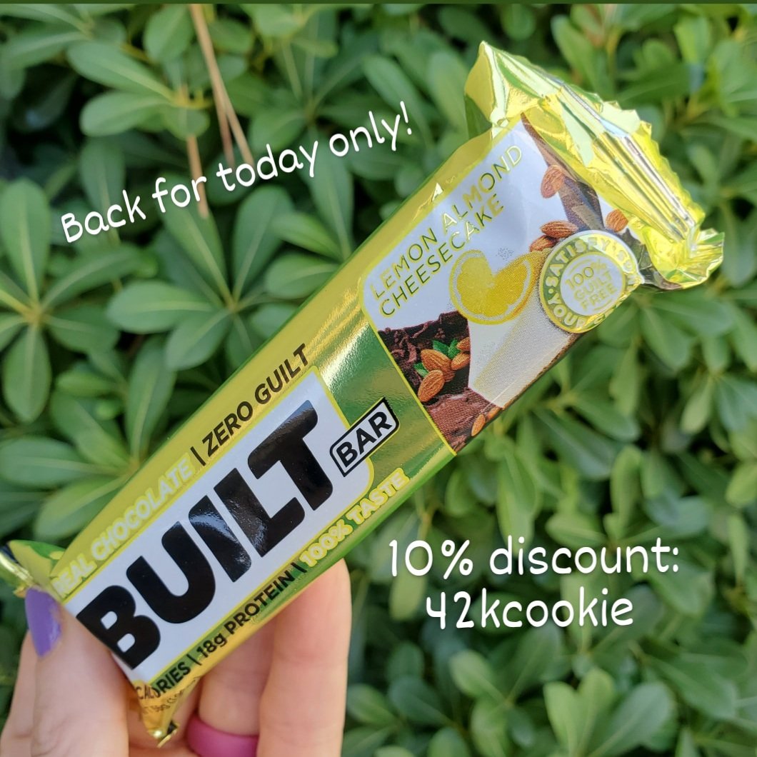 42kCookie's tweet photo. @bar_built brining back Lemon Almond Cheesecake for today only 😲 #ImBuilt #BuiltBar #ProteinBar #Cheesecake https://t.co/oO6xh7bH9o