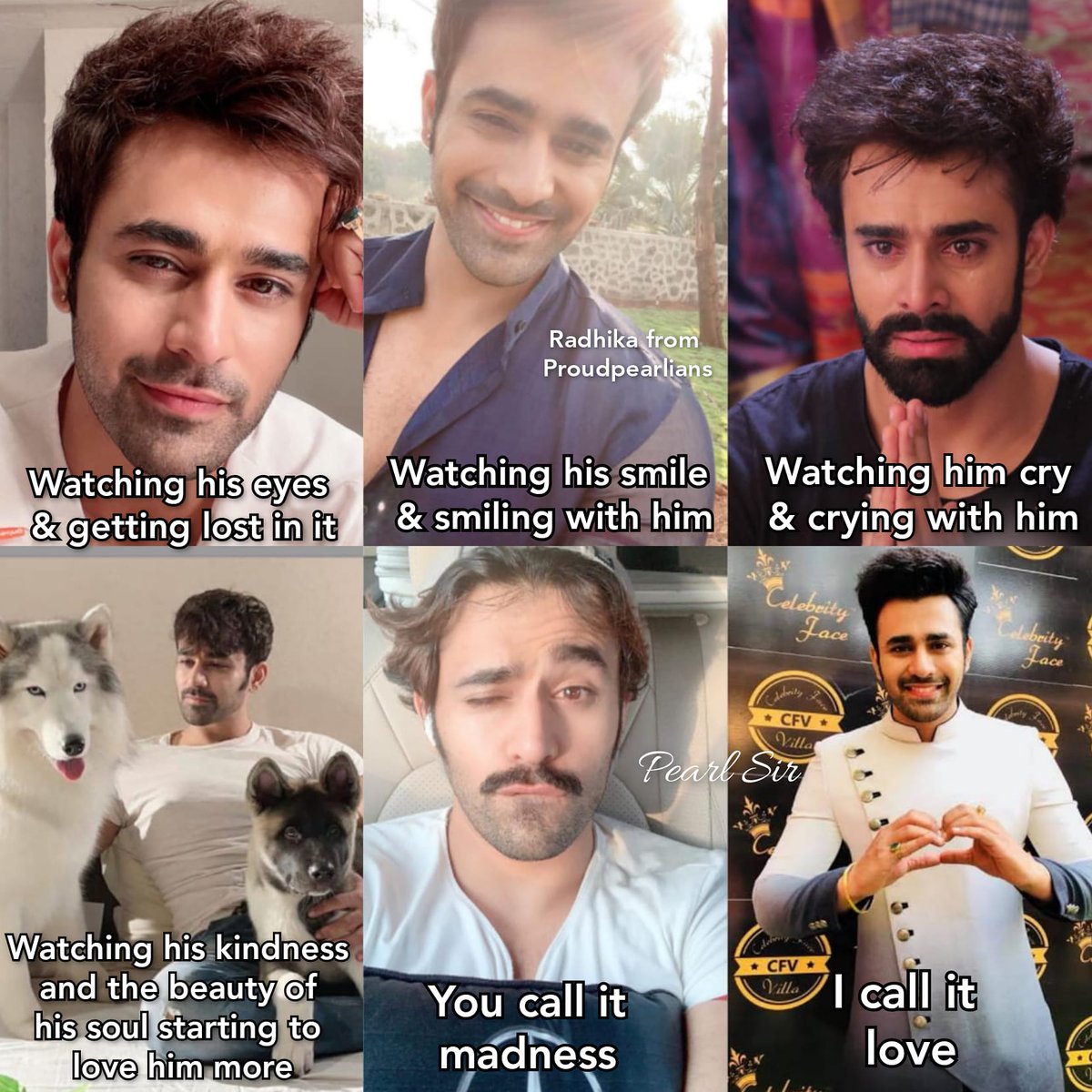 proudpearlians's tweet photo. Watching his eyes &amp; getting lost in it 
Watching his smile &amp; smiling with him
Watching him cry &amp; crying with him
Watching his kindness and the beauty of his soul starting to love him more
You call it madness I call it love

@pearlvpuri #pvp #pearlvpuri https://t.co/QTjWHjez3J