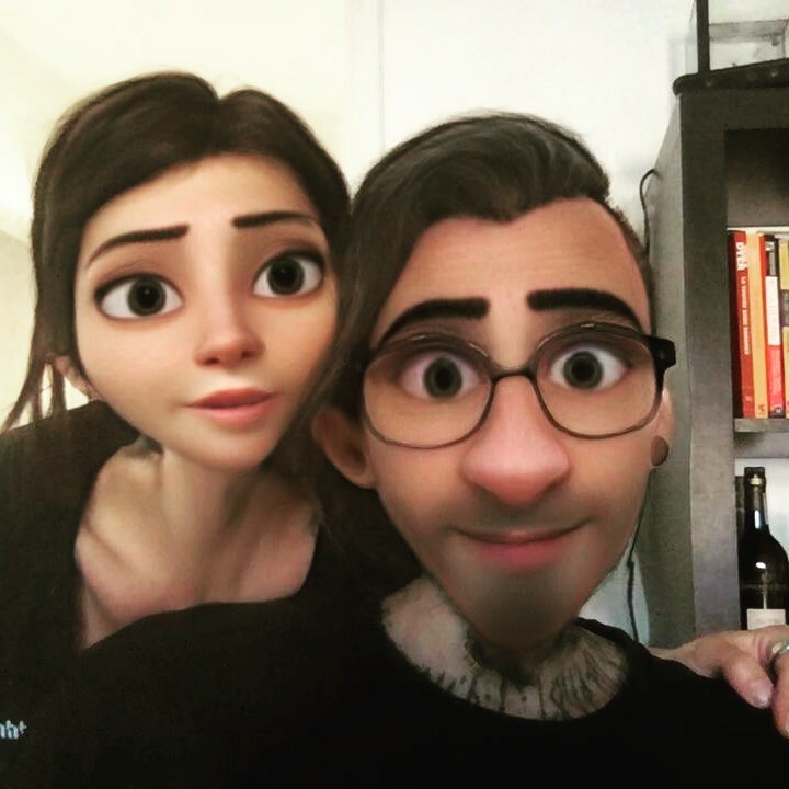 Naus3a's tweet photo. I've been writing real time face trackers and virtual masks for about 10 years, so I'm not easily impressed by face AR tricks. BUT today I tried the #toonify thing for the first time and, regardless the crappy light and the randomly grabbed snapshot, it … https://t.co/gJedIwc8g8 https://t.co/2g1Xy4ZWFa