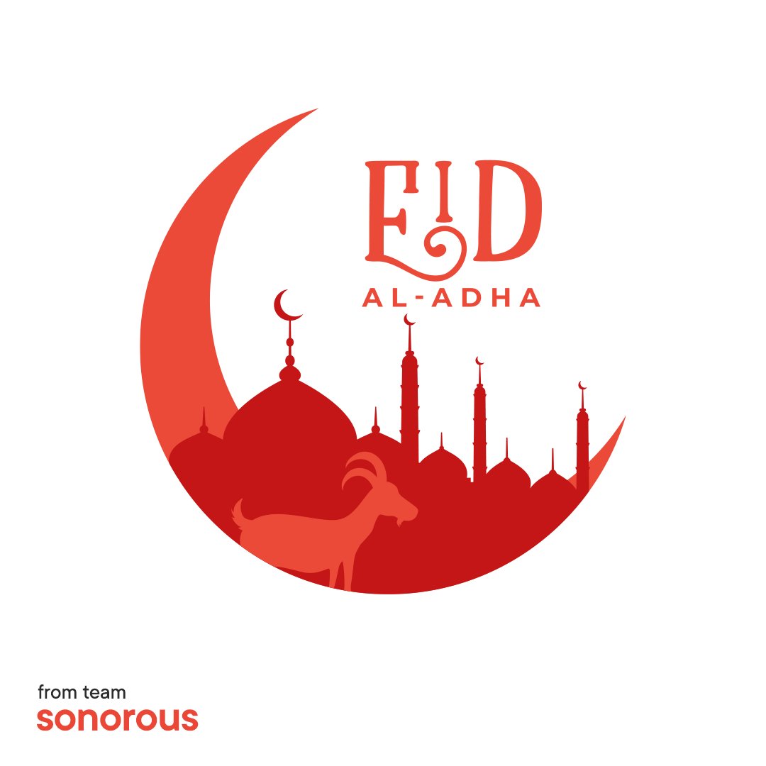 sonorouspk's tweet photo. 🐐EID MUBARAK EVERYONE! 
Have a healthy and meaty Eid and don't forget the less privileged on this joyous occasion. 
Spread love ♥️ and share the joy! #EidMubarak #HappyEid #Sonorous https://t.co/uuha6gHSmK