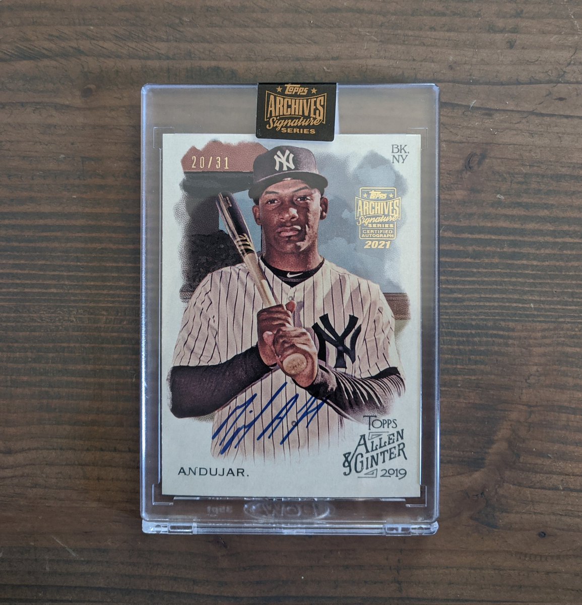 jeffplaysball's tweet image. #allenandginter #toppsarchivessignatureseries