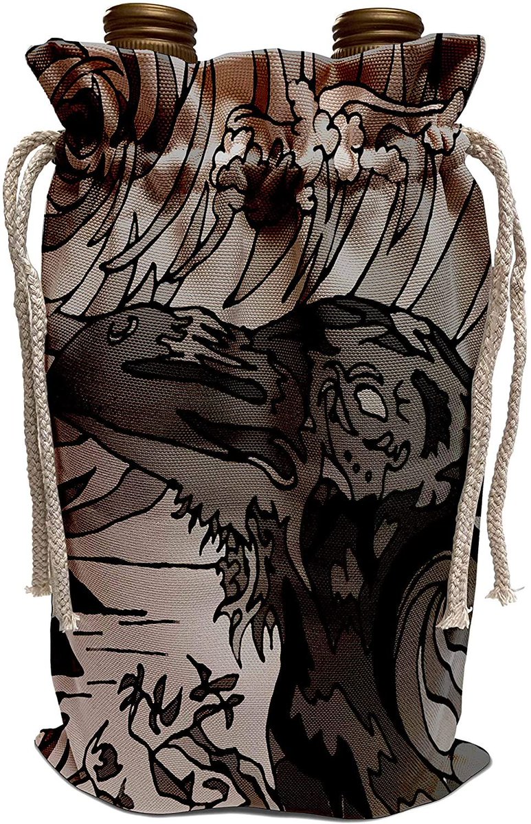 AlienJunkyard's tweet image. AlienJunkyard Folk Art - Raven View - Wine Bag  Bar Tools &amp;amp; Drinkware #homedecorhttps://amzn.to/3zkDLtU