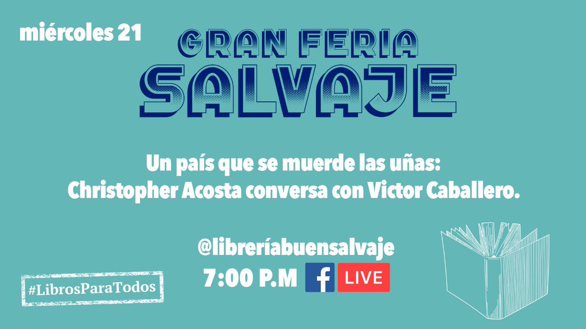 DiarioDeCurwen's tweet image. Mañana. 7 PM. Facebook live en Buensalvaje. Conversa con @TrujiYo. Nos vemos.