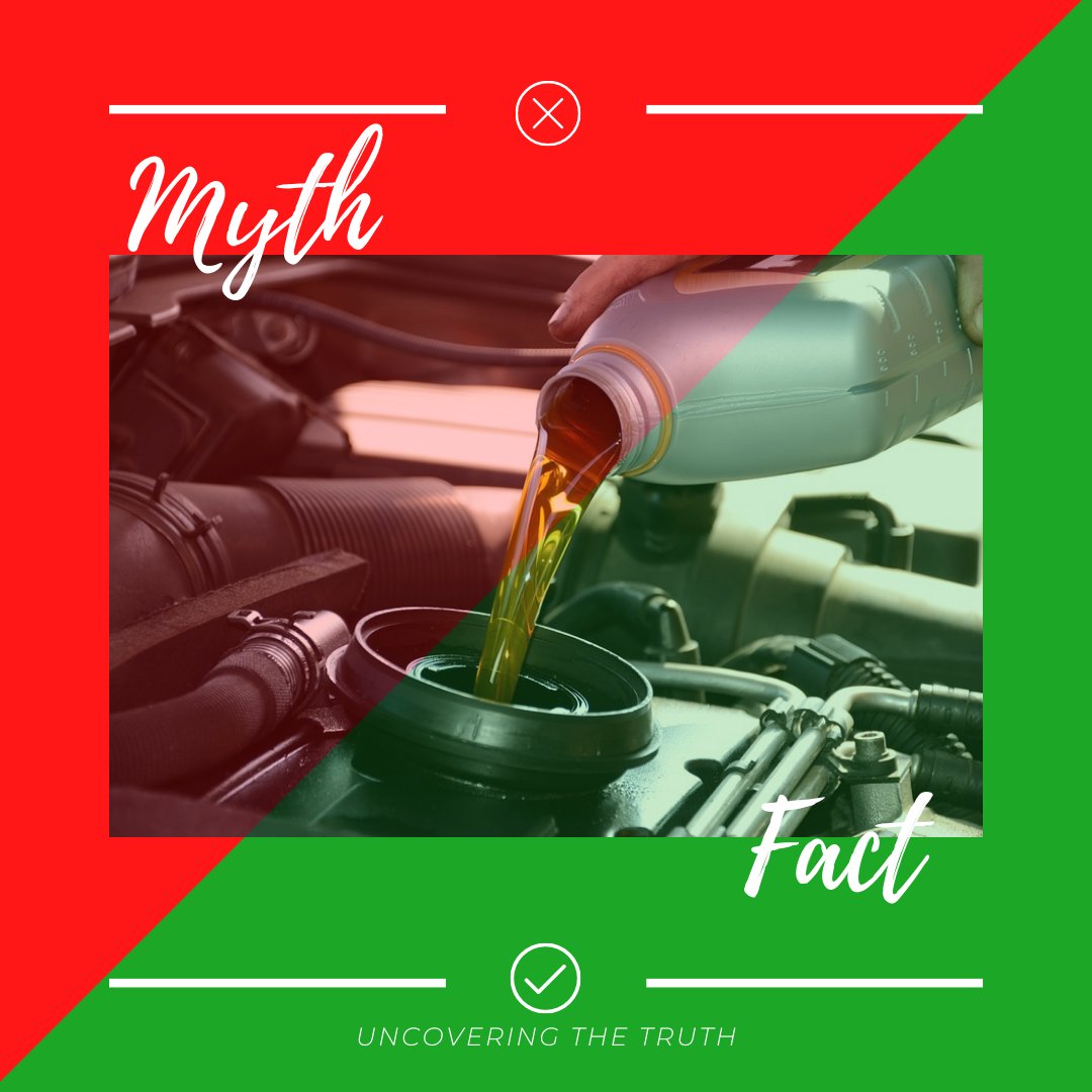 AAA survey found that 45% of people think their oil should be changed every 3,000 miles. #Myth or #Fact
MYTH - oil today contains additives that extend its life. For cars 15 years or newer, oil changes are recommended at intervals of 5,000 to 7,500 miles. ow.ly/XFzF50FA2X0