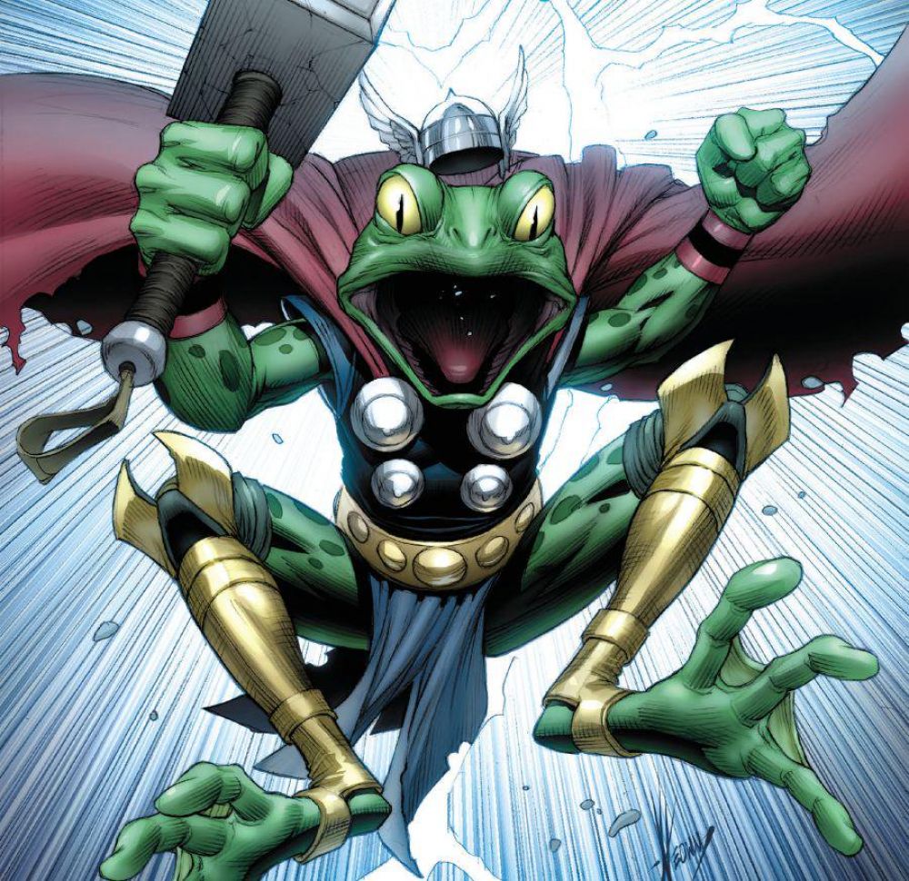 MatthewBass_'s tweet image. "We did a full record with Chris Hemsworth being very pissed off that #Loki has turned him into a frog and he winds up knocking the shit out of Loki."

[@Paul_Zucker via @MediaComposer #TheRoughCut]

#ReleaseTheThrogCut 🐸

@iamkateherron @MarvelStudios