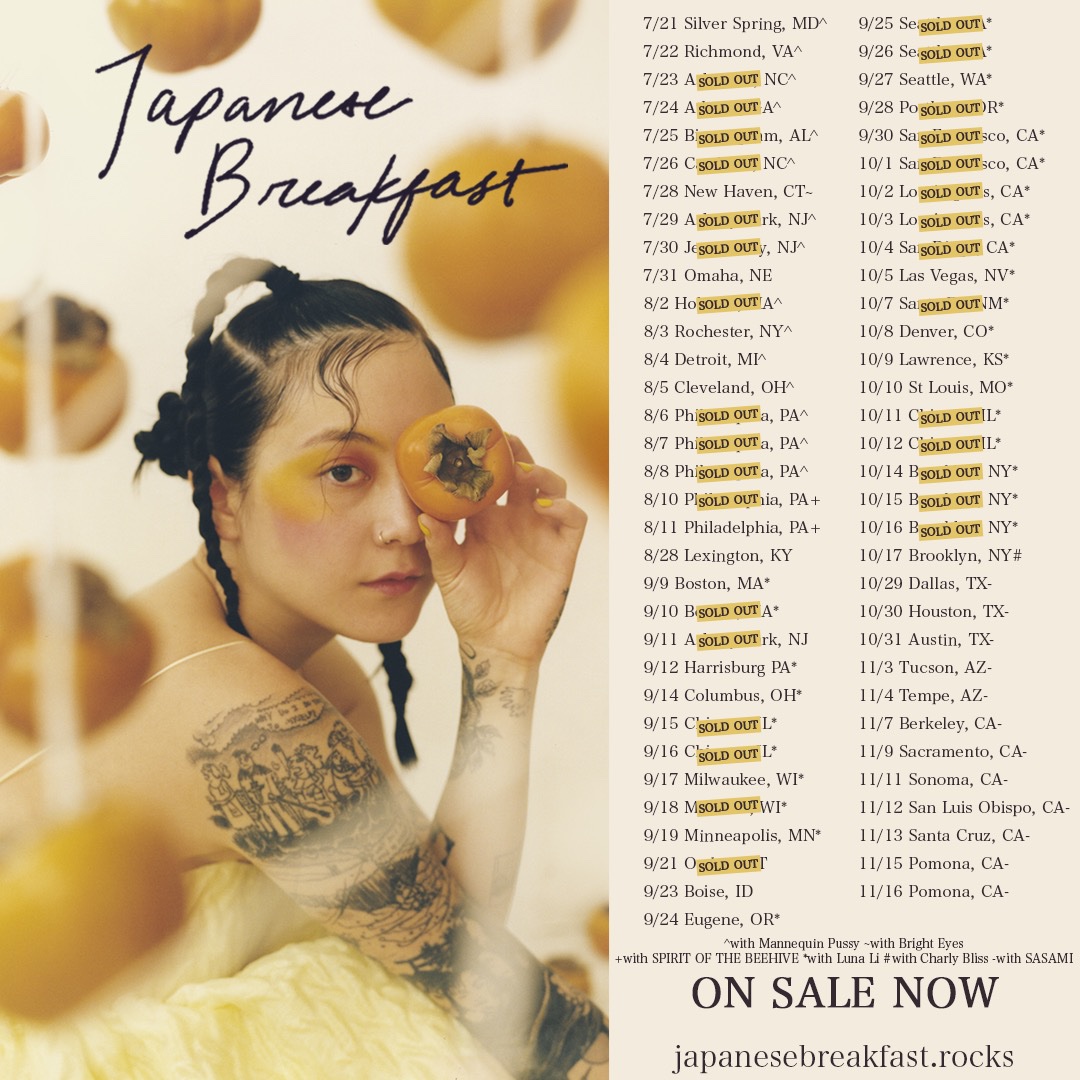 Jbrekkie's tweet image. tour starts tomorrow and our bus is a yellow jubilee

Last remaining tix : japanesebreakfast.rocks/tour
