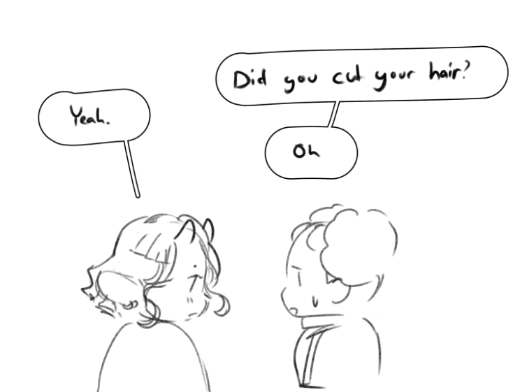 Cedrik's pronouns are he/they
He has to fake being a goddess and started to protest after their encounter.
Molly gave him the name "Cedrik" since he had no other title except "goddess" or "the sheep"