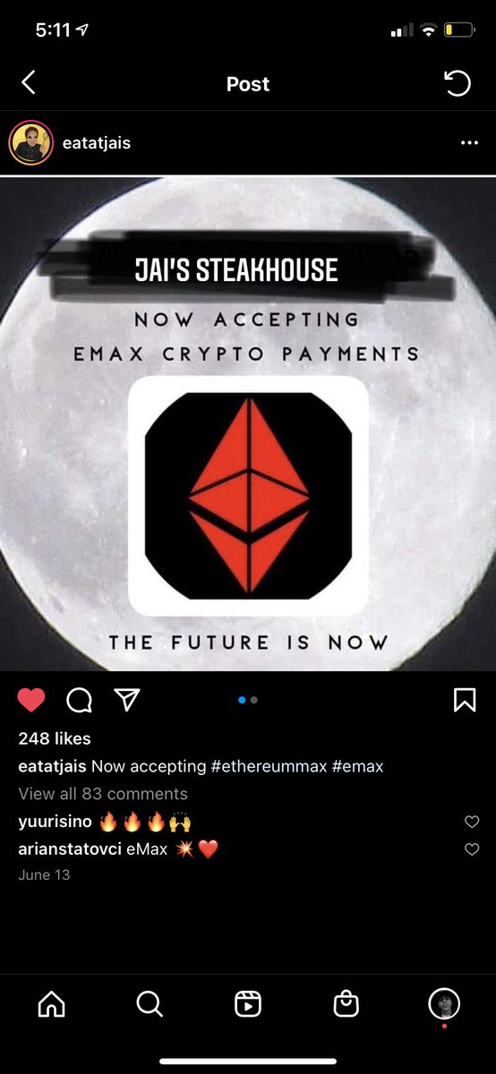 Jaysmxke's tweet image. $eMax ♦️ @ethereum_max #eMaxarmy #eMax #PaymeineMax #DisruptHistory ❌🔥