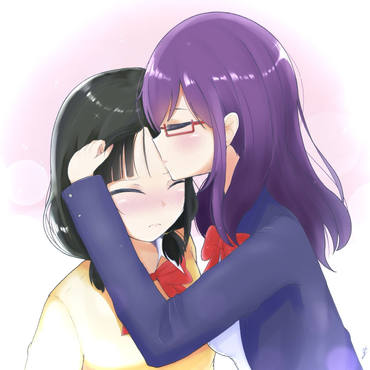 ひのなが 安達としまむら 百合 青絵まぐ 9 23sht天使02既刊のみのイラスト