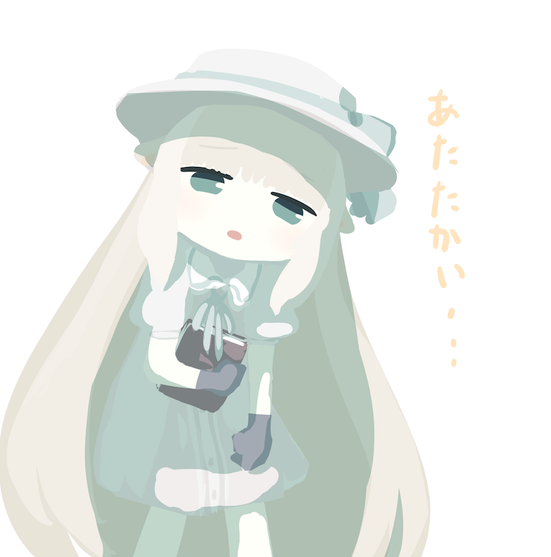 「とてもあたたかいです、ひつじさん……

 #Merry_at 

すいぶんほきゅ」|独楽内ズエのイラスト