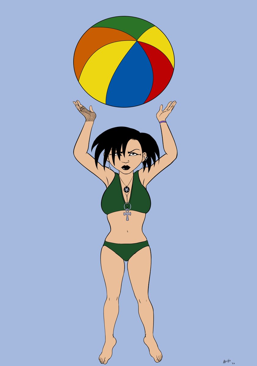 Andrea reminds you that the commissions are open!
#commissionsopen #illustrationart #bikinibeach #gothgirlsummer #Daria #Andrea