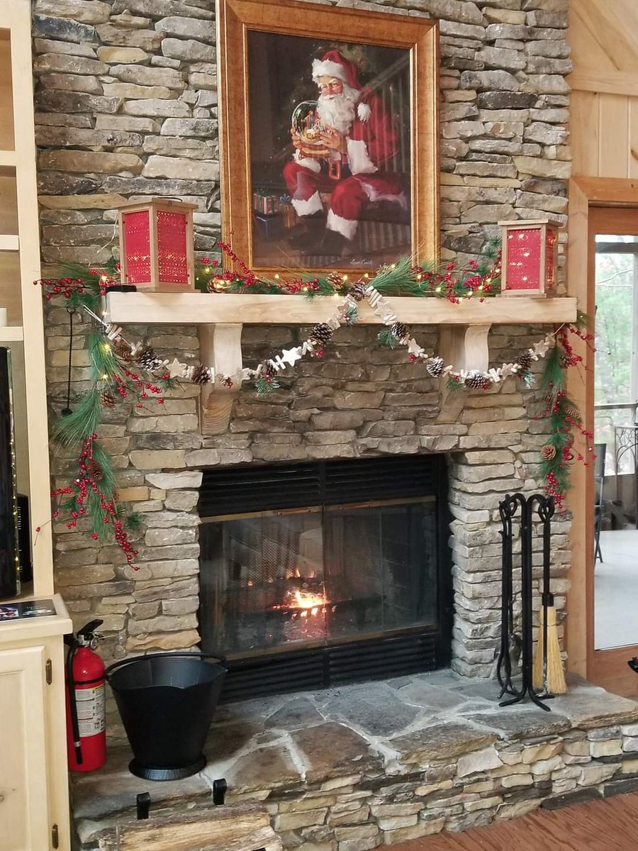 How about celebrating Christmas in the mountains? #vrbo #Airbnb #ChristmasInJuly #NorthGA #MountainVacation